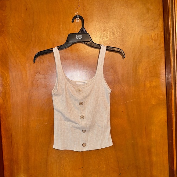 Small Beige/Taupe Tank Top - Picture 2 of 2
